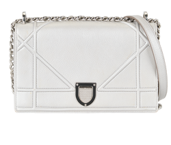 Medium Diorama, Leather, Silver, 09BO0125, 2*